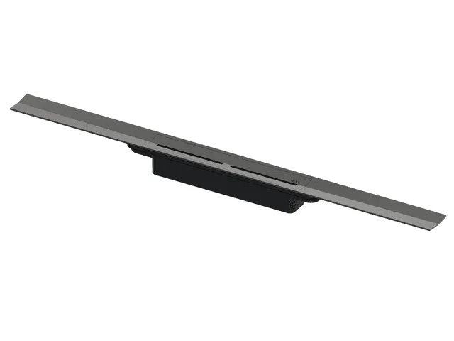 TECEdrainprofile Duschprofil, 1200 mm, Edelstahl, Chrom schwarz gebürstet