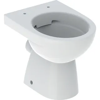 Geberit Renova Stand-WC Tiefspüler, Abg.horiz teilgeschlossene Form, Rimfree, weiß – Bild 2