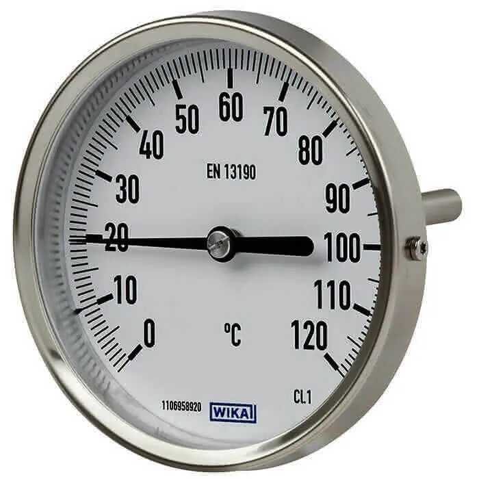 Bimetall-Thermometer L:100mm -20-+60Grad Typ A52.100, Industrieausf.CL.1, 3906868