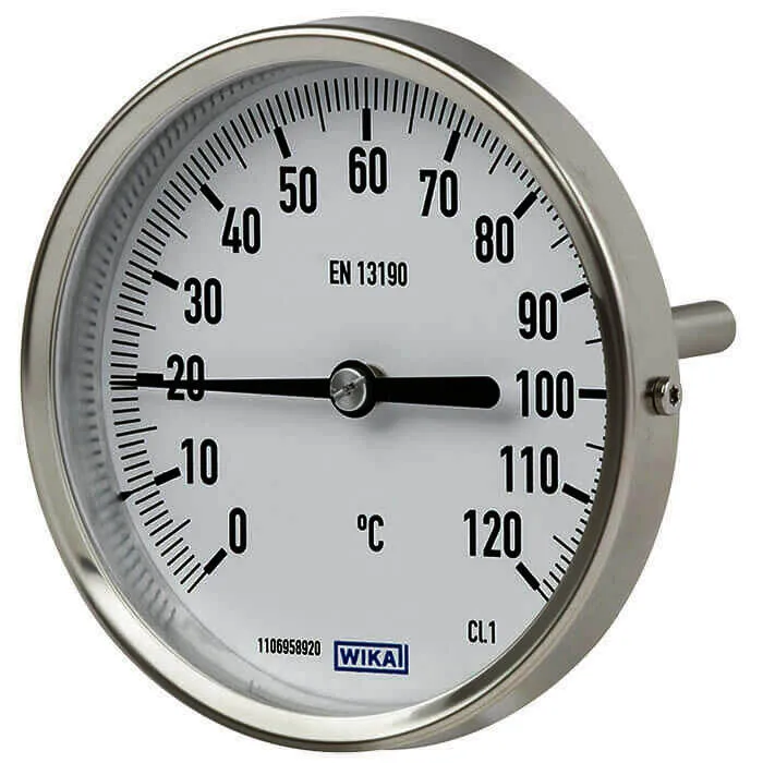 Bimetall-Thermometer L: 45mm 0-120 Grad Typ A52.100, Industrieausf.CL.1, 3513408