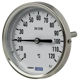 Bimetall-Thermometer L: 45mm 0-120 Grad Typ A52.100, Industrieausf.CL.1, 3513408
