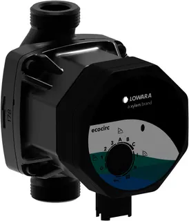 Lowara ecocirc S Heizungspumpe S 15-4/130, 130mm G 1" Grauguss – Bild 2