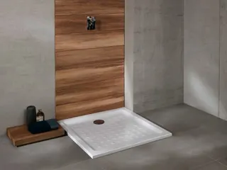 Villeroy & Boch Duschwanne O.novo 1000x1000x60mm quadr. flächenbündiger Einbau Weiß Alpin – Bild 2