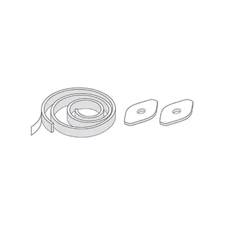 Schallschutz-Set f. WC und Bidet mit Laufen EasyFit Befestigung H892827