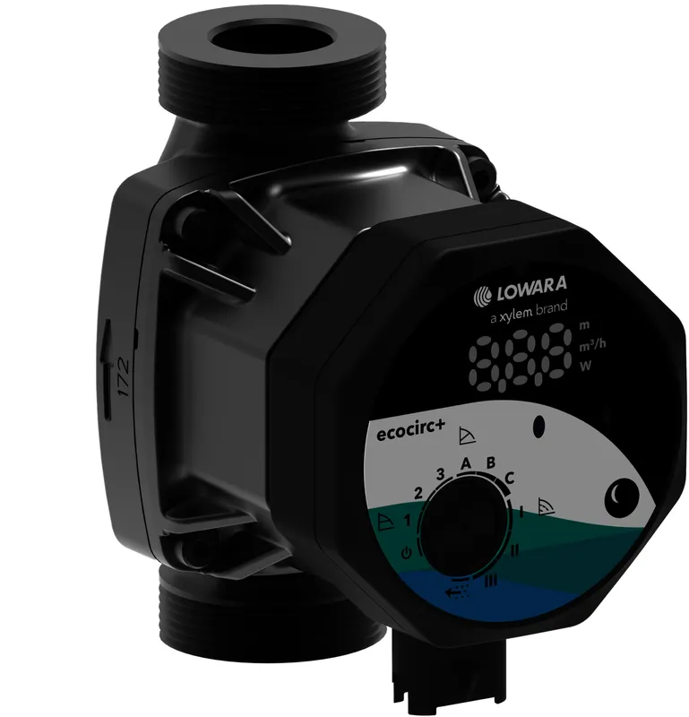 Lowara ecocirc L+ Heizungspumpe L+ 25-8/130, 130mm G 1 1/2" Grauguss
