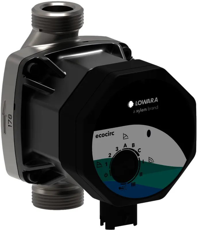 Lowara ecocirc L Trinkwasserpumpe L 15-8/130 N, 130mm G 1" Edelstahl