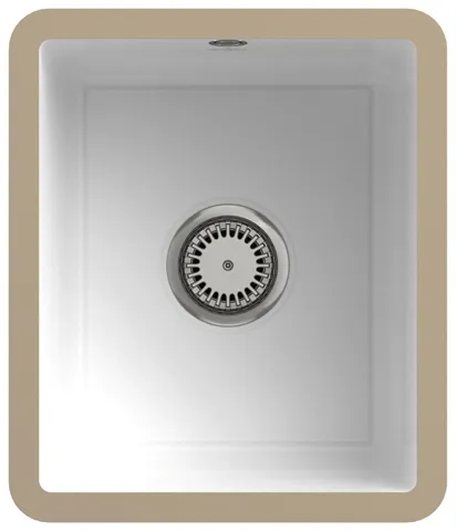 Villeroy & Boch U-Bau-SP Subway 45 SU 375x440mm Ablgarn. Spülbecken mtig Keram weAlpinc+