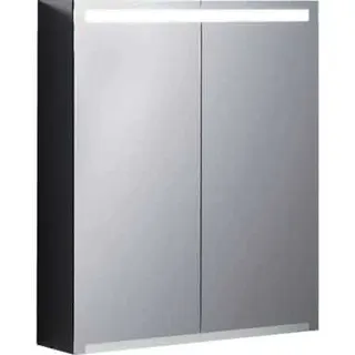 Geberit Option Spiegelschrank mit Beleuchtung zwei Türen, 60x70x15cm – Bild 2