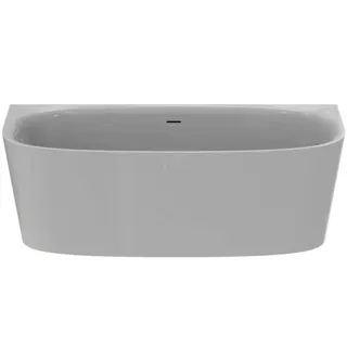 Ideal Standard D-Form-Badewanne DEA f.Wandanbindung, m.Ablauf, 1800x800x475/610mm, Weiß – Bild 3