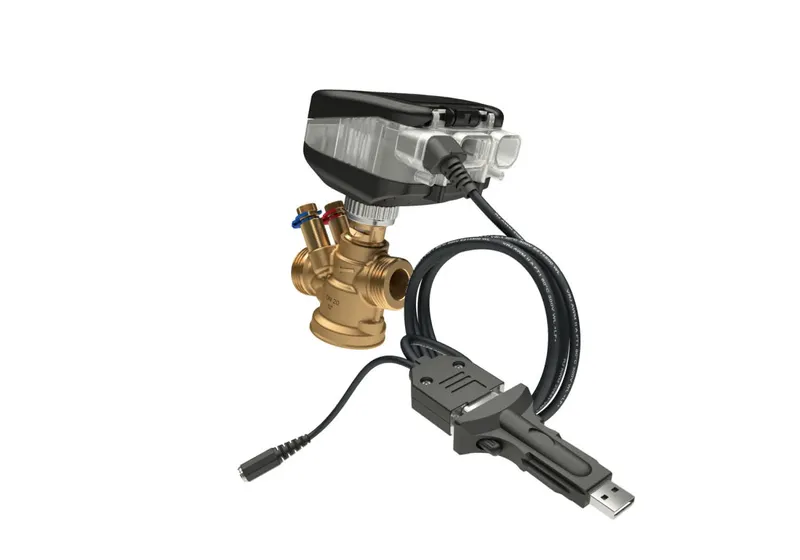 Danfoss druckunabh. Regelventil ABQM 4.0 DN15LF, 20-200 l/h, m. Messnip. 3/4"AG