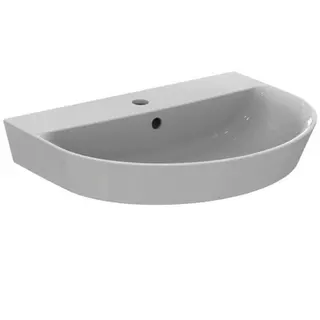 Ideal Standard Waschtisch Connect Air Arc, 1 Hahnloch, mit Überlauf, 600x460x160mm, Weiß