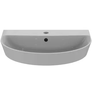 Ideal Standard Waschtisch Connect Air Arc, 1 Hahnloch, mit Überlauf, 600x460x160mm, Weiß – Bild 2