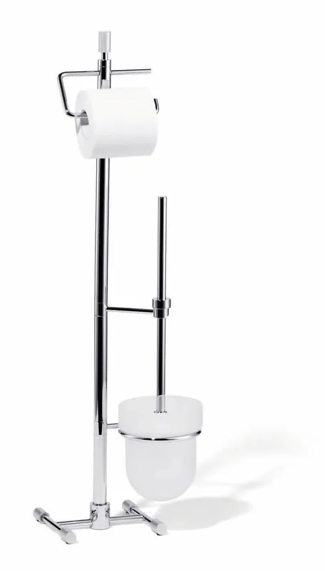 Giese WC-Ständer rund mit Bürstengarnitur Papierhalter o. Deckel