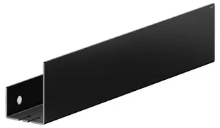 KE Duschablage 24953 auf Maß, 400-600 x 120 x 90 mm, schwarzgrau