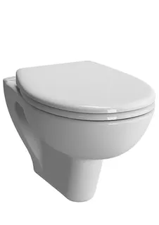 VitrA Tiefspüler-Wand-WC S20 ovale Form 355 x 520 mm Weiß Hochglanz