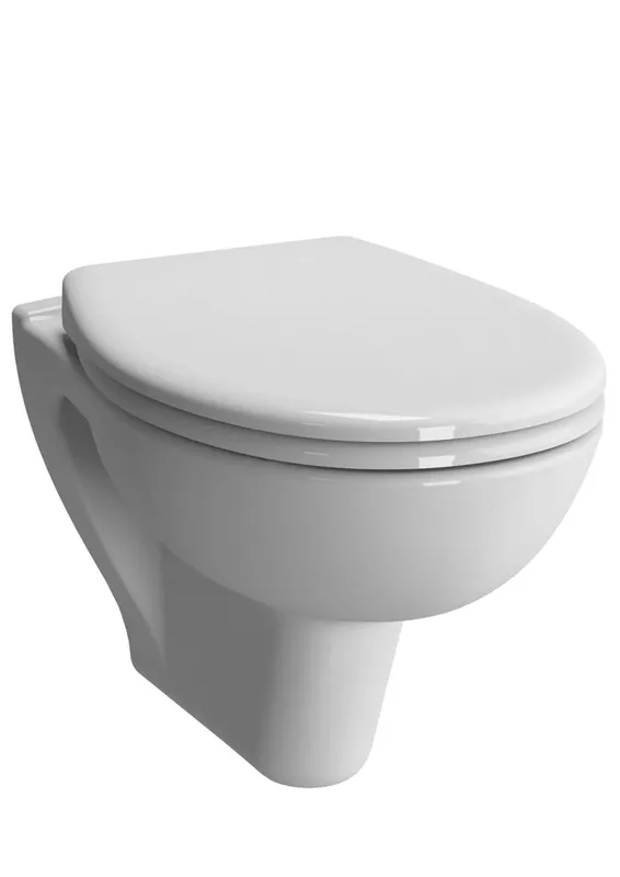 Tiefspüler-Wand-WC S20 VitrA Flush2.0 ovale Form 355 x 520 mm Weiß Hochgl. VC