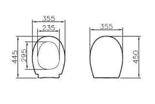 VitrA WC-Sitz S20 Duroplast oval Universal mit Absenkautomatik Weiß Hochglanz – Bild 2
