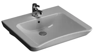 VitrA Waschtisch Conforma unterfahrb. 600mm mit Hahnloch mit Überlaufloch Weiß HGL