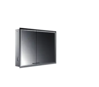 Emco Lichtspiegelschrank prestige2 07104 Unterputz, Tür breit rechts 915 mm alu.
