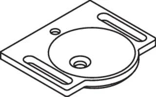 HEWI Waschtisch, B:450mm, T:400mm, alpinweiß, ohne Überlauf, 1 HL – Bild 4