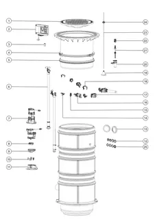 KESSEL-Pumpstation Aquapump Medium Duo, GTF 600, 1800-2250 mm, Klasse B – Bild 2