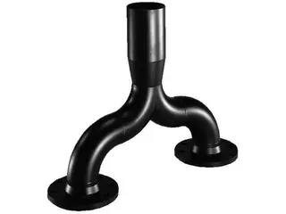 GRUNDFOS Zubehör für Hebeanlagen Vereinigungsrohr 2xDN80 PN10 1x100mm