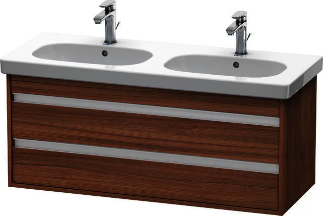 Duravit WTU wandhängend Ketho 455x1150x480mm 2 SchKa, für 034812, nussbaum natur
