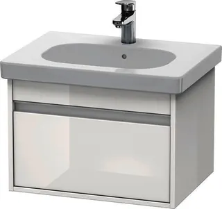 DU WTU wandhängend Ketho 455x600x410mm 1 Auszug, für 034265, weiß hochglanz