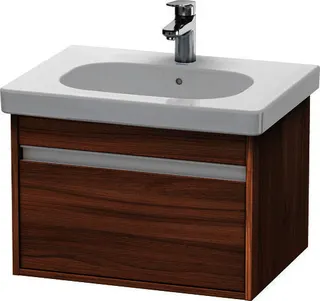 DU WTU wandhängend Ketho 455x600x410mm 1 Auszug, für 034265, nussbaum natur