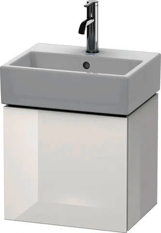Duravit WTU L-Cube 400x434x341mm, 1 Tür A: links, Weiß Hochglanz