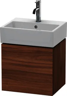 DU WTU L-Cube 400x434x341mm, 1 Tür A: links, Nussbaum Natur