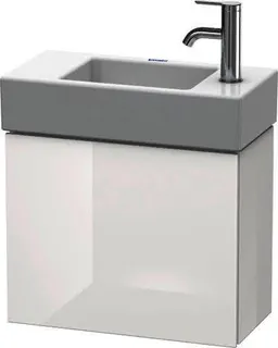 DU WTU L-Cube 400x480x240mm,wandhängend 1 Tür, TA re, Weiß Hochglanz