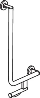 HEWI Winkelgriff, d:30, PRH, A1:600, W1:300, rechts, chrom – Bild 4