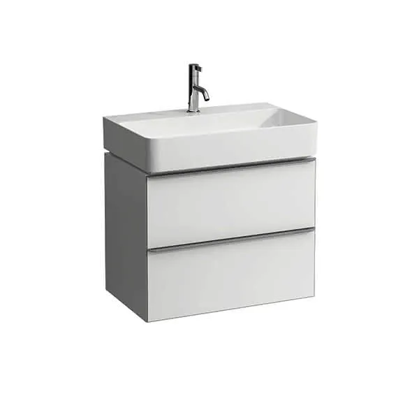 Laufen WTU SPACE 408x636x500 2 Schubl m.Griff f.WT H810284 weiß matt