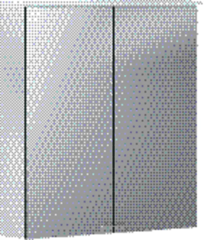 Geberit Option Basic Spiegelschrank m. Beleuchtung 2 Türen 60x67,7x18cm weiß