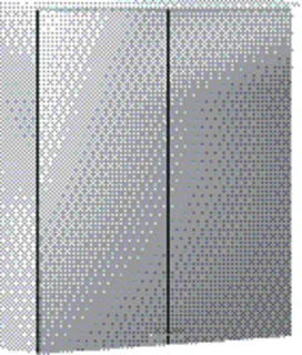Geberit Option Basic Spiegelschrank m. Beleuchtung 2 Türen 60x67,7x18cm weiß