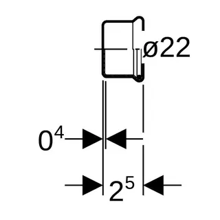 Geberit Mapress Kupfer Kappe (Gas) d22 – Bild 4