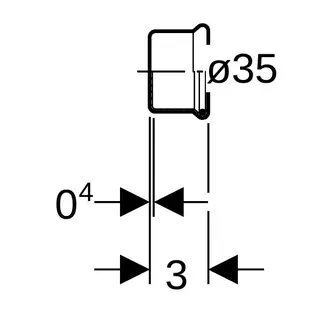 Geberit Mapress Kupfer Kappe (Gas) d35 – Bild 4
