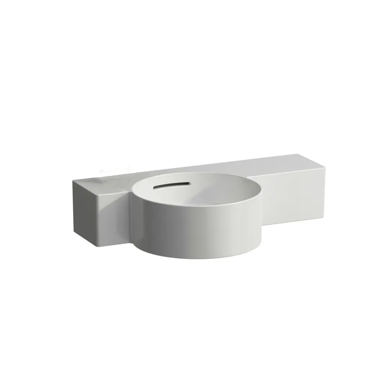 Laufen HWB VAL 315x550x155 ohne Hahnloch mit Überlauf Ablg. rechts LCC weiß