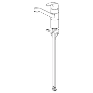 EHM Küchenarm. HANSAPINTO 4508 Ausld. 213 mm DN15 chr – Bild 4