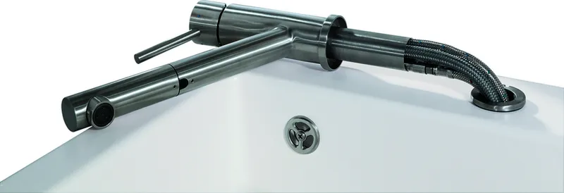 Villeroy & Boch Küchenarmatur Como Shower Window 45x250mm aus Edelstahl Edelstahl massiv
