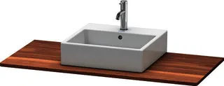 DU Massivholzkonsole XSquare,1 Ausschn. 20x1200x550mm, Amerik. Nussbaum massiv