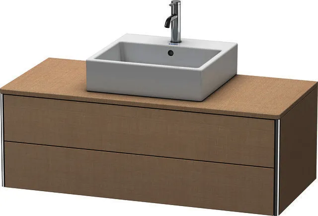 Duravit Waschtisch-Unterbau XSquare, 2 SK, wandh. 400x1200x548mm, Leinen