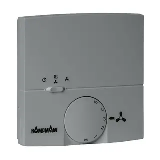 Kampmann Kompaktregler 5St/Auto 8-22Grad C IP30, AP, 230VAC/0-10VDC, Typ 30158