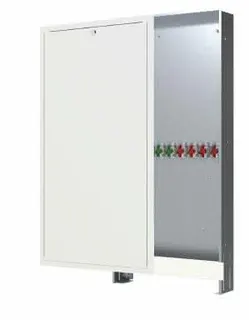 Danfoss Sichtteil zu Unterputzkasten 145H4904, Pulverbeschichtet, RAL9016