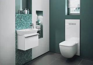 TECElux WC-Glasplatte Standard-WC, Glas schwarz glänzend – Bild 4
