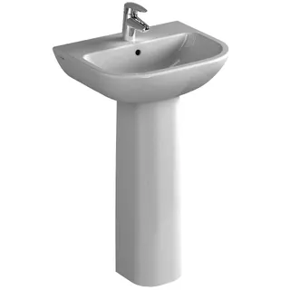 VitrA Waschtisch S20 500 x 420 mm Hahnloch Überlaufloch Weiß Hochglanz