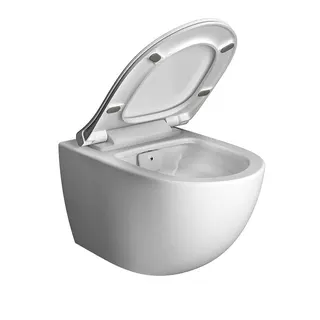 VitrA Wand-WC-Set Aquacare Sento integr. Rohrunterbrecher Weiß Hochglanz