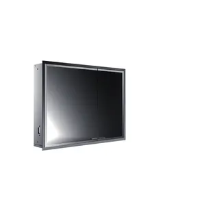Emco Lichtspiegelschrank prestige2 07105 Unterputz, Tür breit links 915 mm alu.