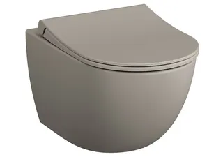 Tiefspüler-Wand-WC Sento VitrA Flush 365 x 540 mm Taupe Matt